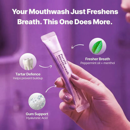 Mouthwash Sachets - Color-Correcting Formula For A Fresher-Looking Smile