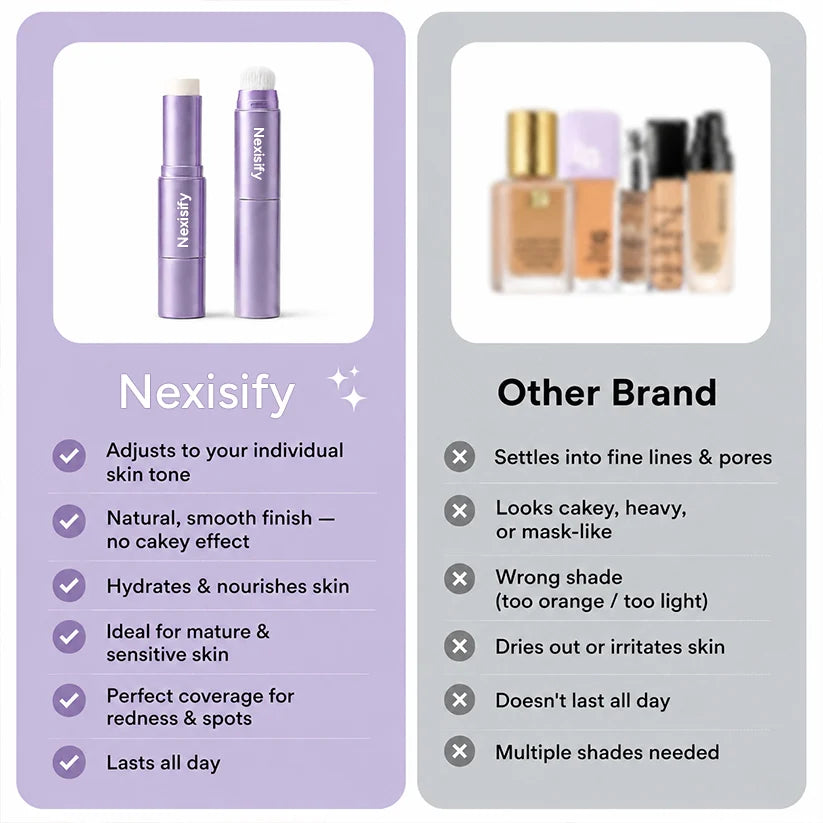 Changing Foundation Stick a The stick that makes mature skin glow again