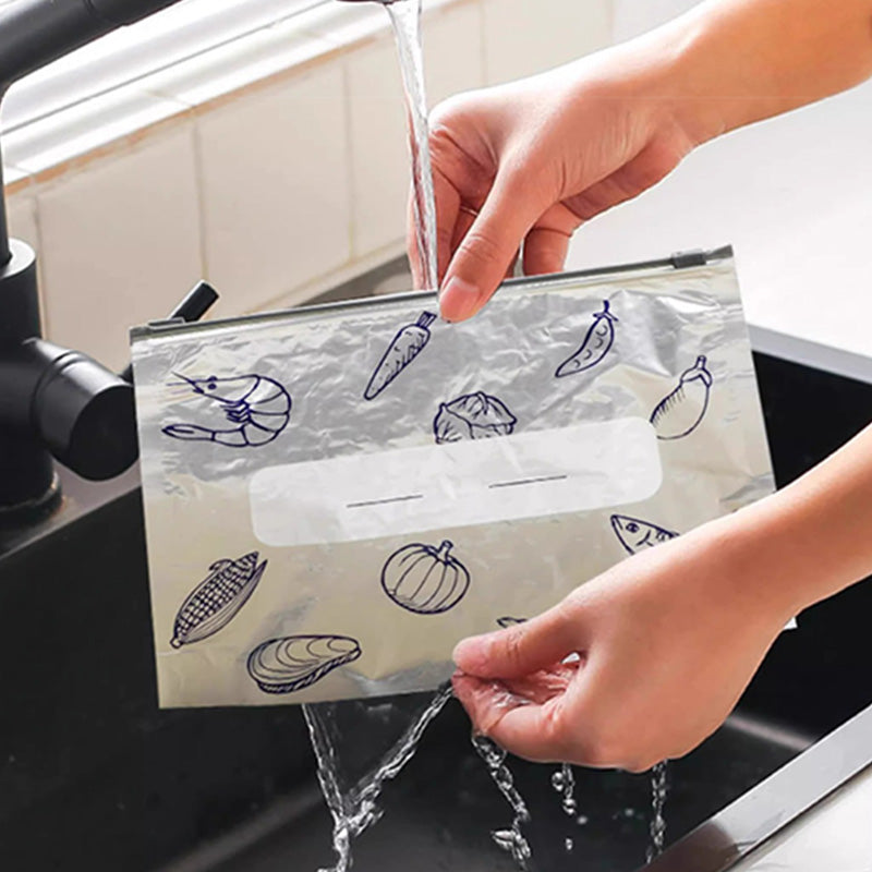 Reusable Aluminum Foil Sealable Storage Bags