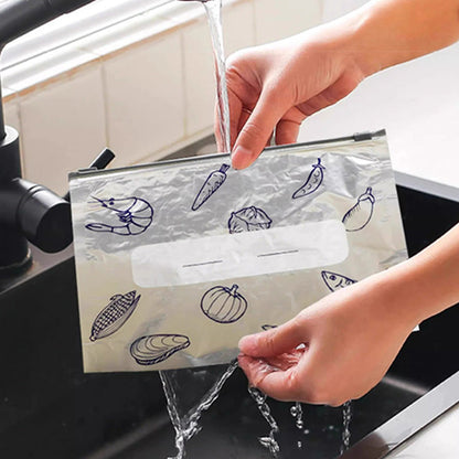 Reusable Aluminum Foil Sealable Storage Bags