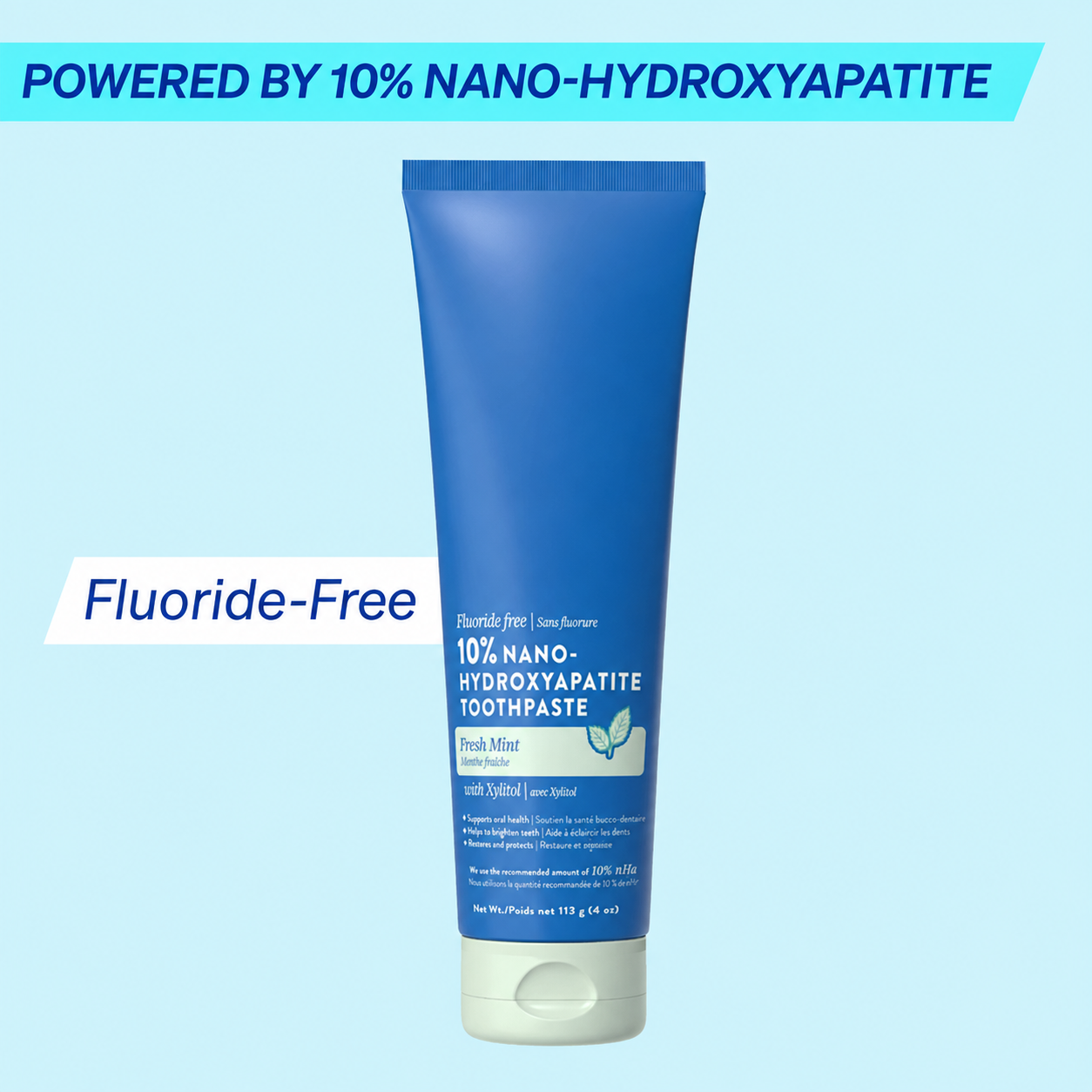 10% Nano Hydroxyapatite Toothpaste - Whitening & Repair
