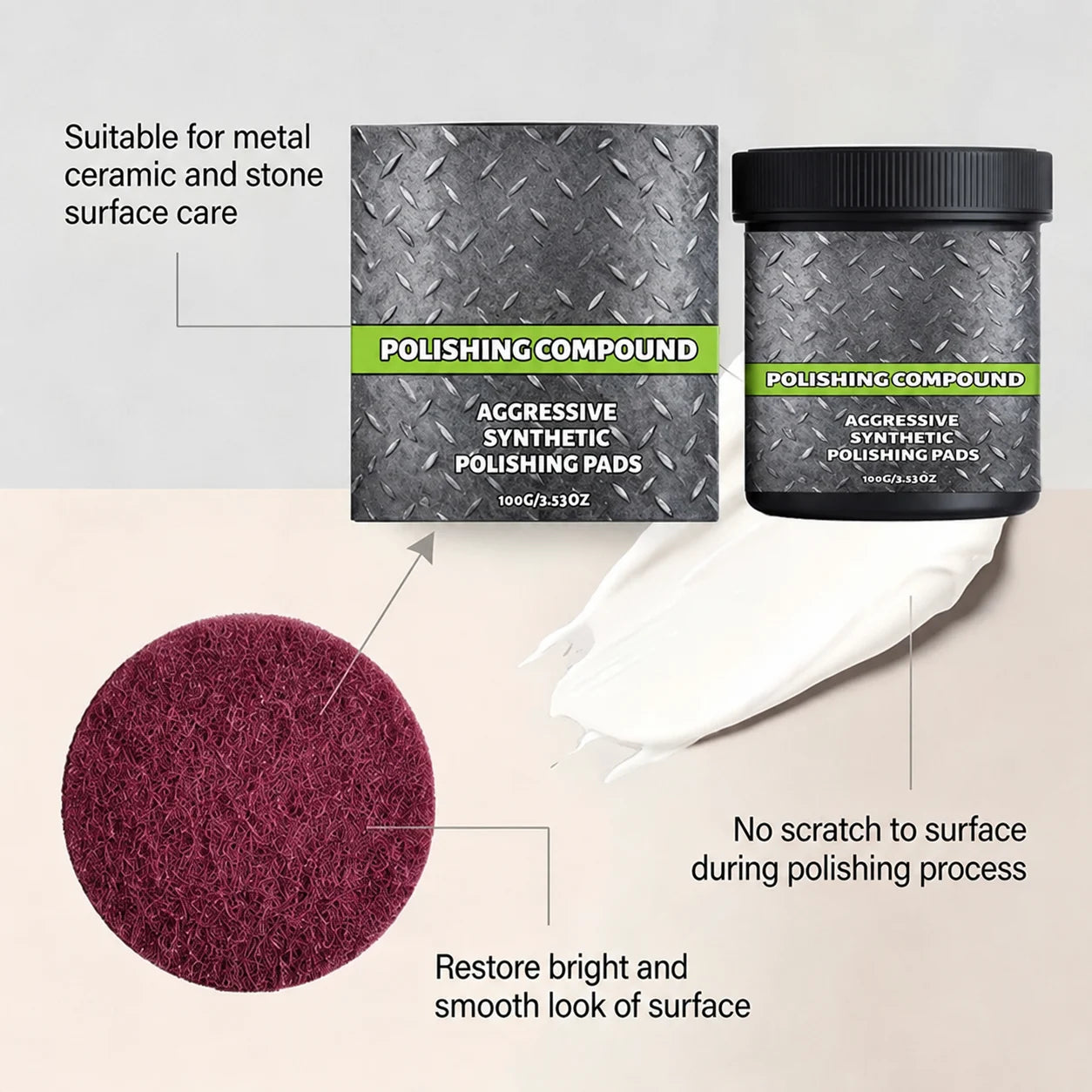 Last Day Promotion 73% OFF✨All-in-One Surface Restoration Polish with Pad