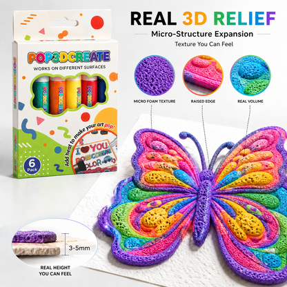 3D Relief Art Pen – Turn Flat Drawings Into Touchable 3D Art