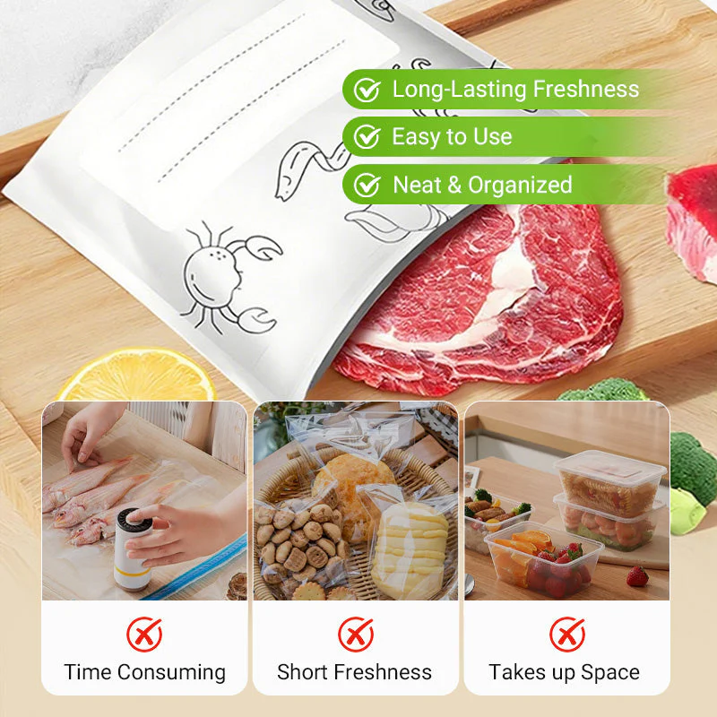 Reusable Aluminum Foil Sealable Storage Bags